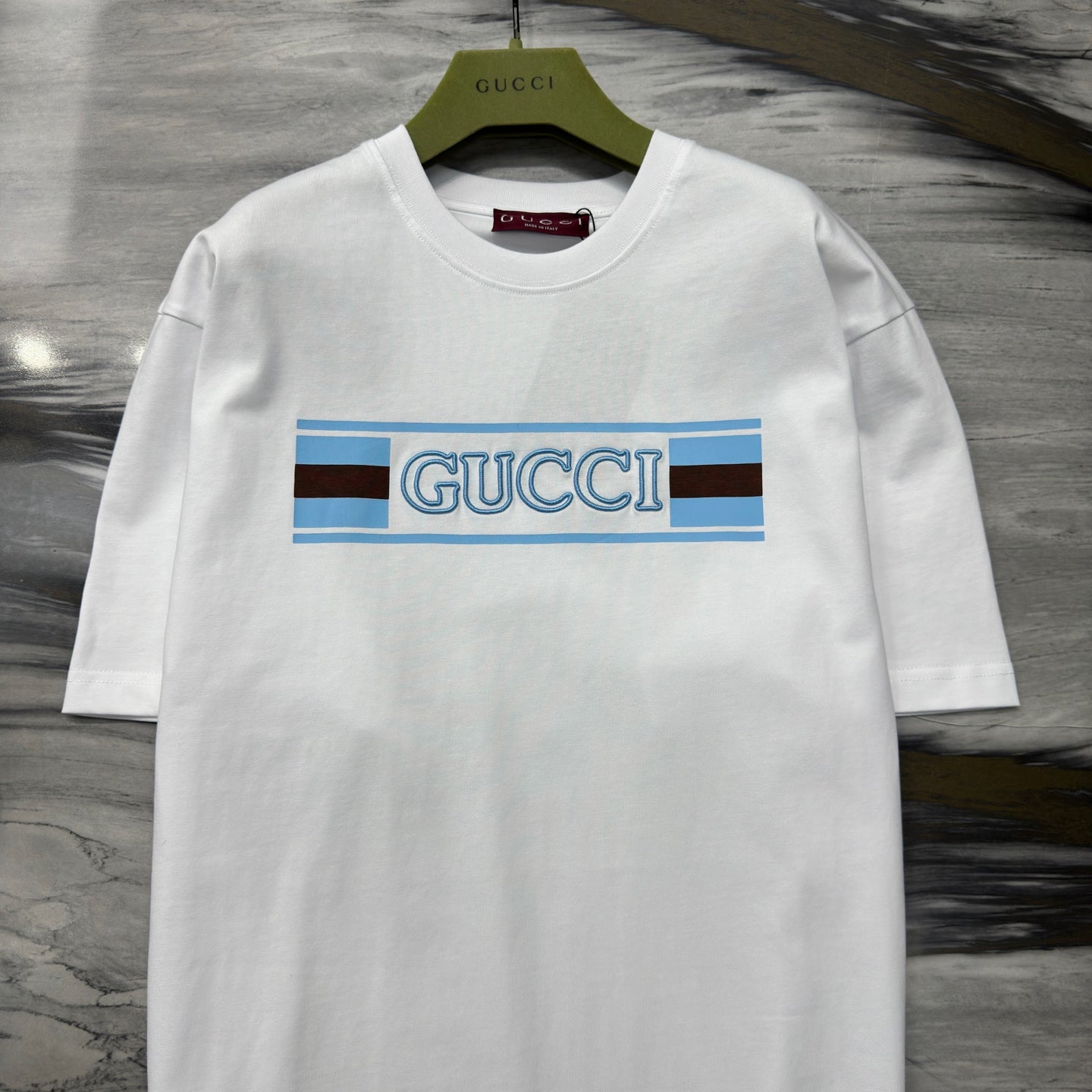 T-shirt is defined by a Web banner print