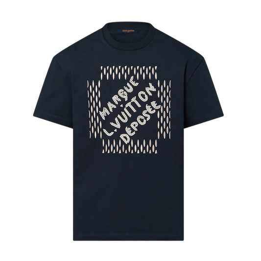 1AFVB2 Embroidered Signature Cotton T-Shirt
