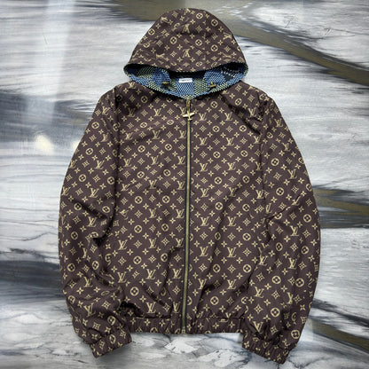 Damier Reversible Windbreaker