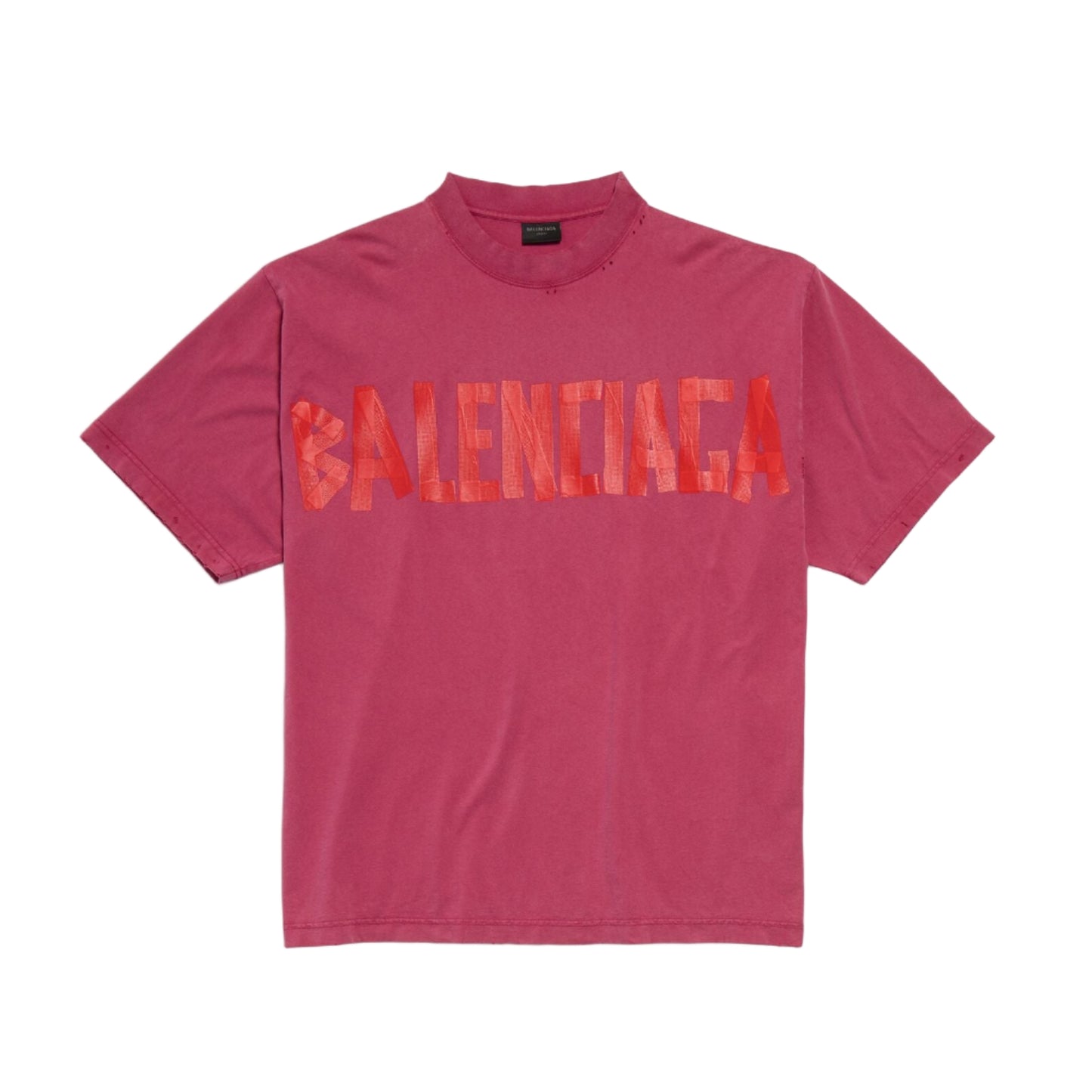 Тениска Tape Type T-shirt Medium Fit in Red