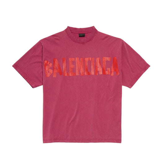 Тениска Tape Type T-shirt Medium Fit in Red