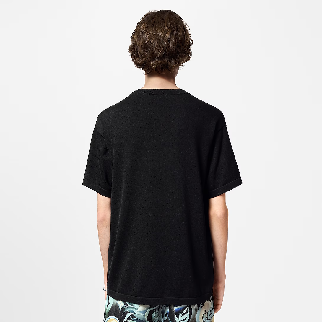 1AFRJE Embellished Short-Sleeved Cotton Crewneck