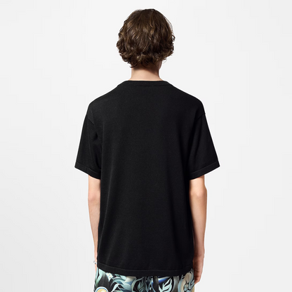 1AFRJE Embellished Short-Sleeved Cotton Crewneck