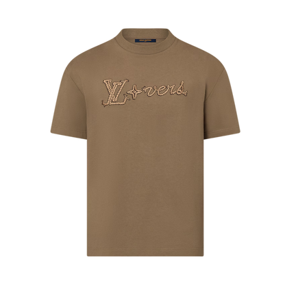 Embroidered Signature Cotton T-Shirt 1AFXP1
