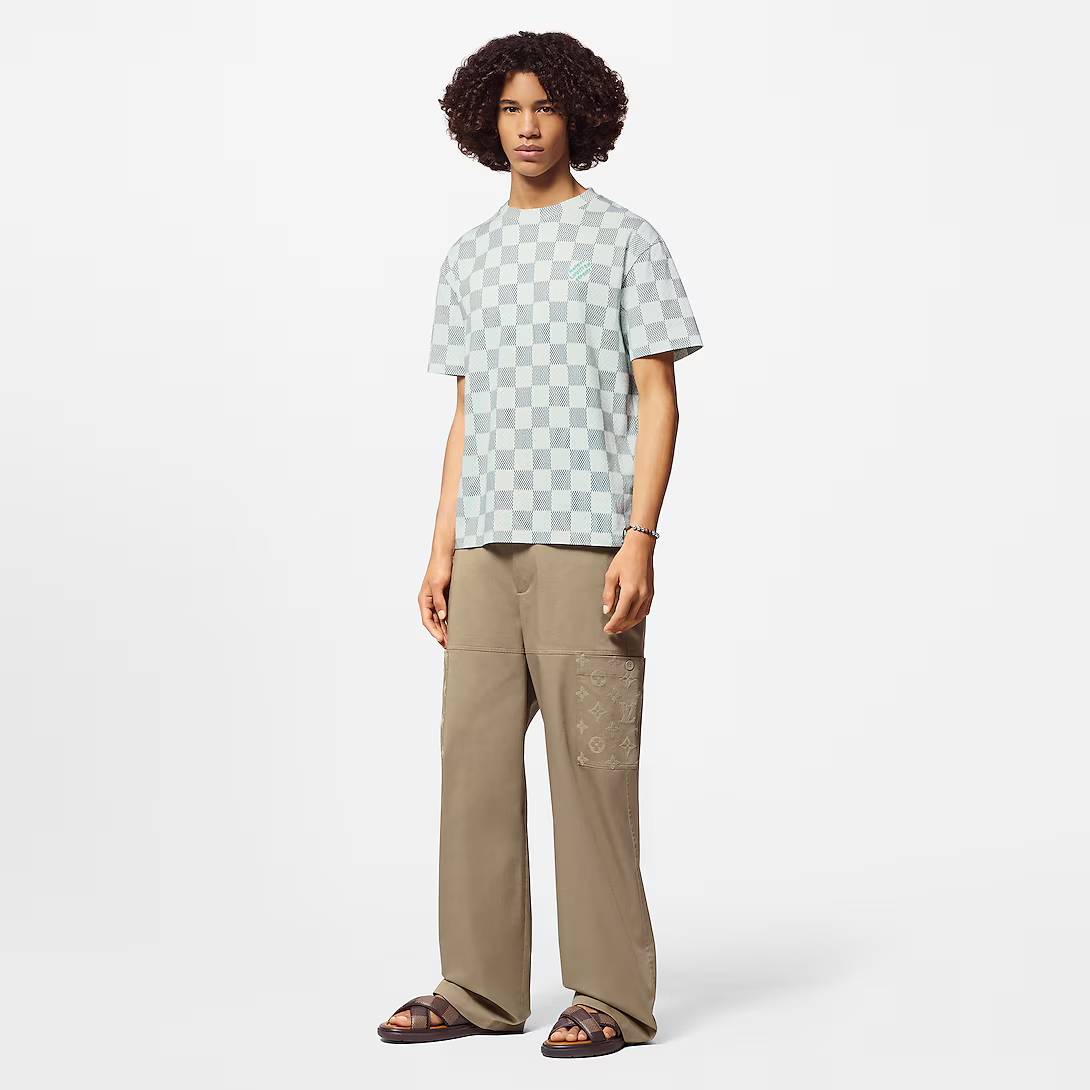 1AFR22 Printed Short-Sleeved Cotton T-Shirt