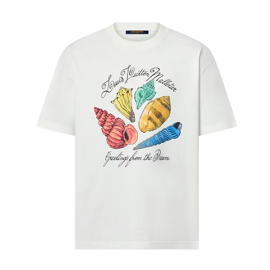 1AFR46 Printed Short-Sleeved Cotton T-Shirt
